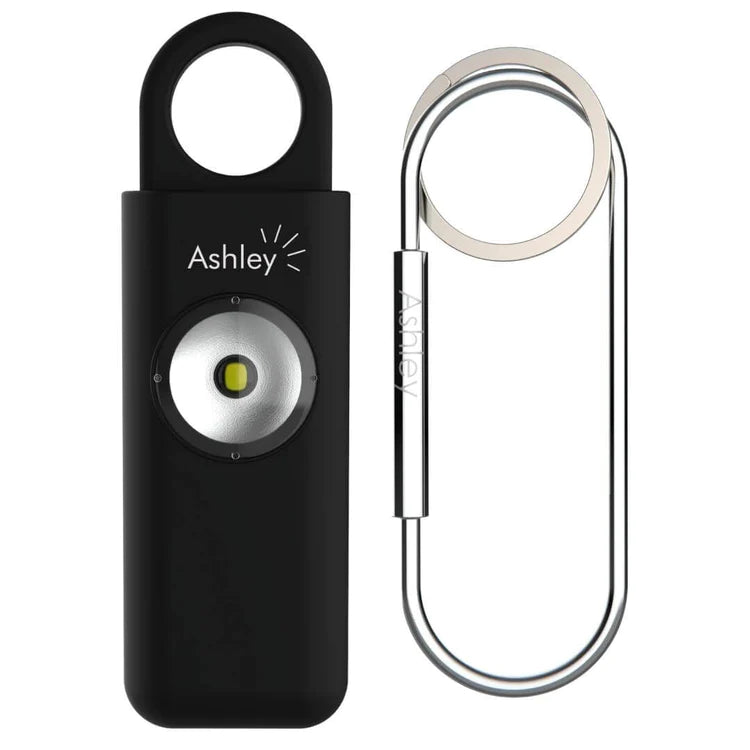 Ashley, your personal safety alarm, in black